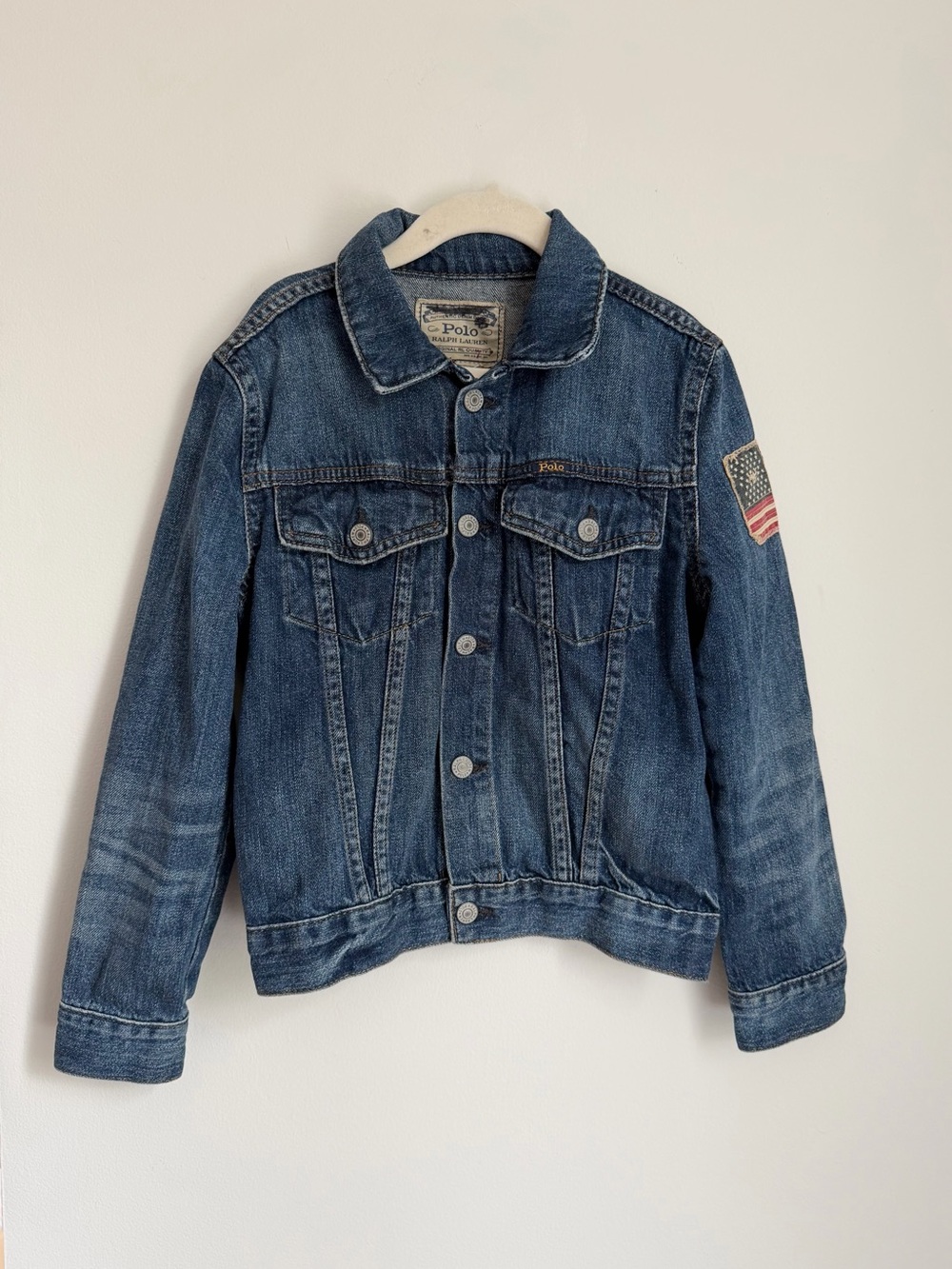 Polo by Ralph Lauren Kids Denim Trucker Jacket (Size 7)